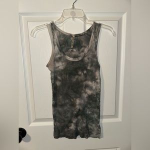 Olive Green Tie Dye Aeropostale Tank Top